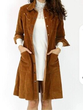 1970s Landlubber corduroy shirtdress.